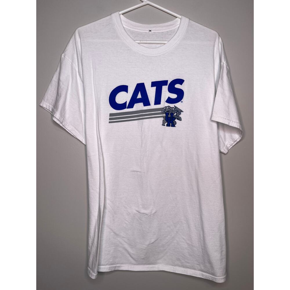 2000s Y2K University of Kentucky Wildcats Cats Sports Team Colligate Shirt XL